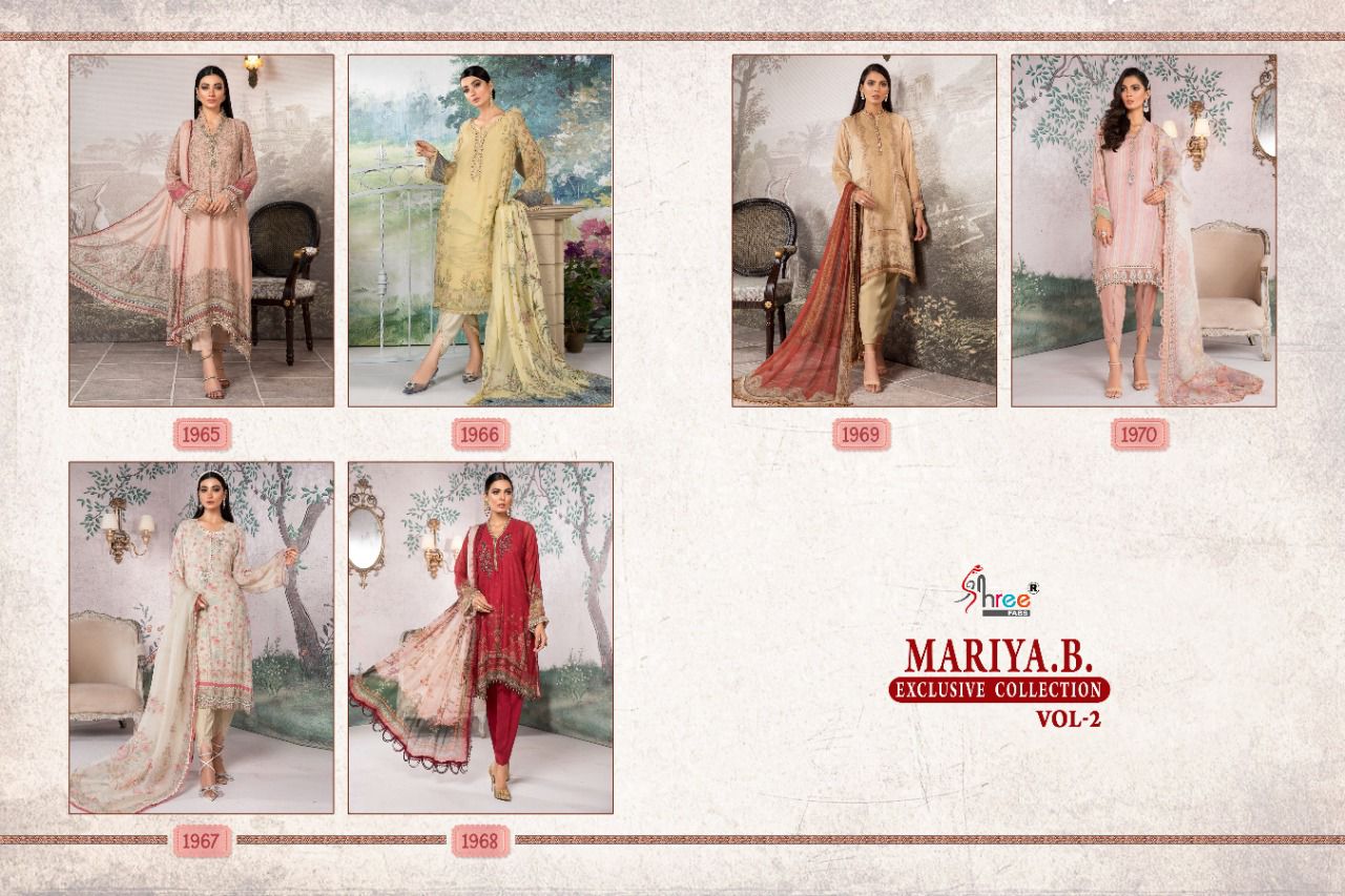 Shree Fabs Presents Mariya B Exclusive Collection Vol-02 Wholesale Rate In Surat