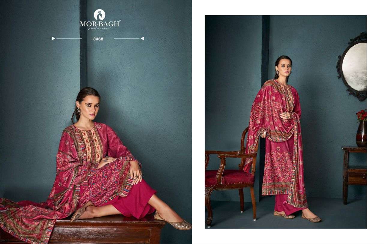 Aashirwad Presnets Mor-bagh Begam Salwar Suit Wholesale Rate In Surat