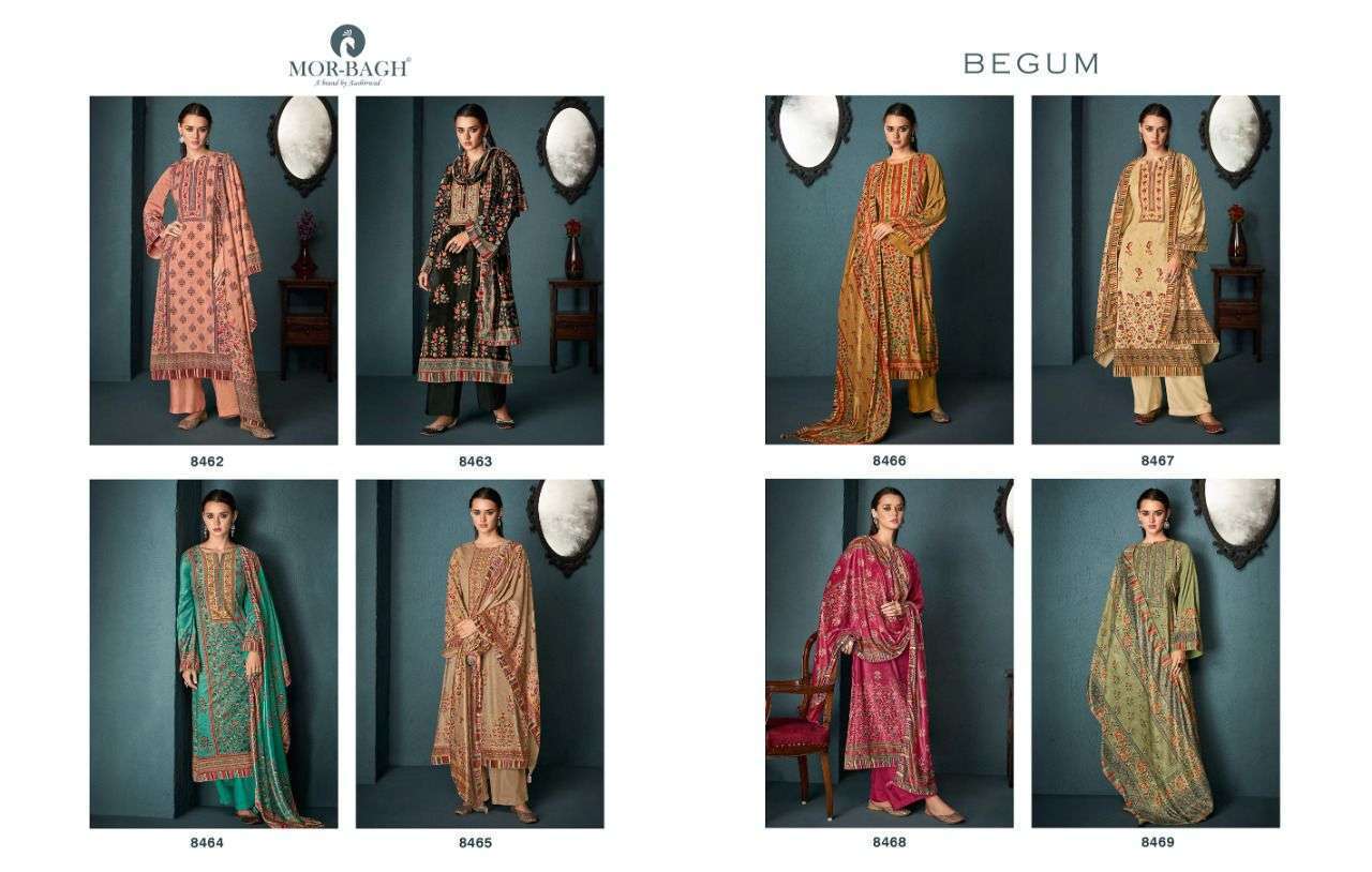 Aashirwad Presnets Mor-bagh Begam Salwar Suit Wholesale Rate In Surat