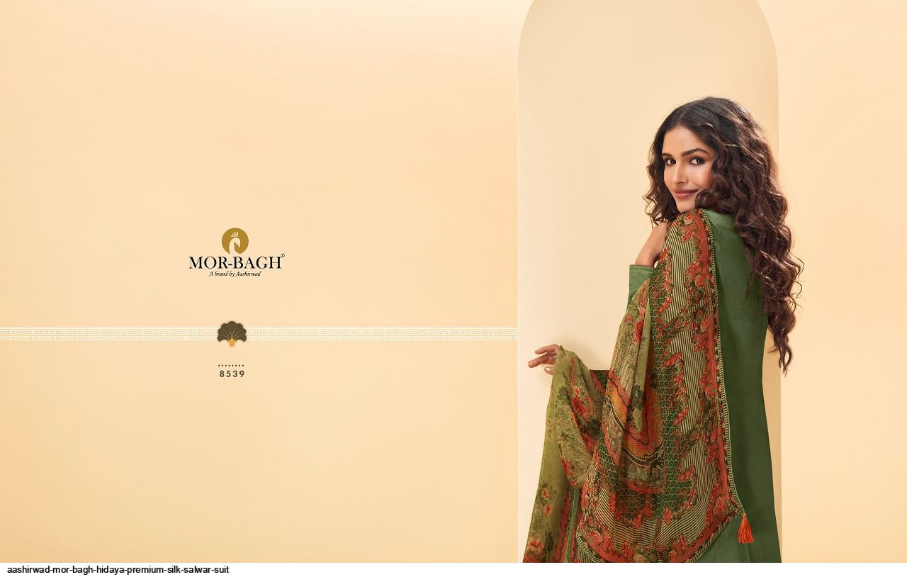 Aashirwad Resnets  Mor Bagh Hidaya Premium Silk Salwar Suit Wholesale Rate In  Surat - Sai Dresses
