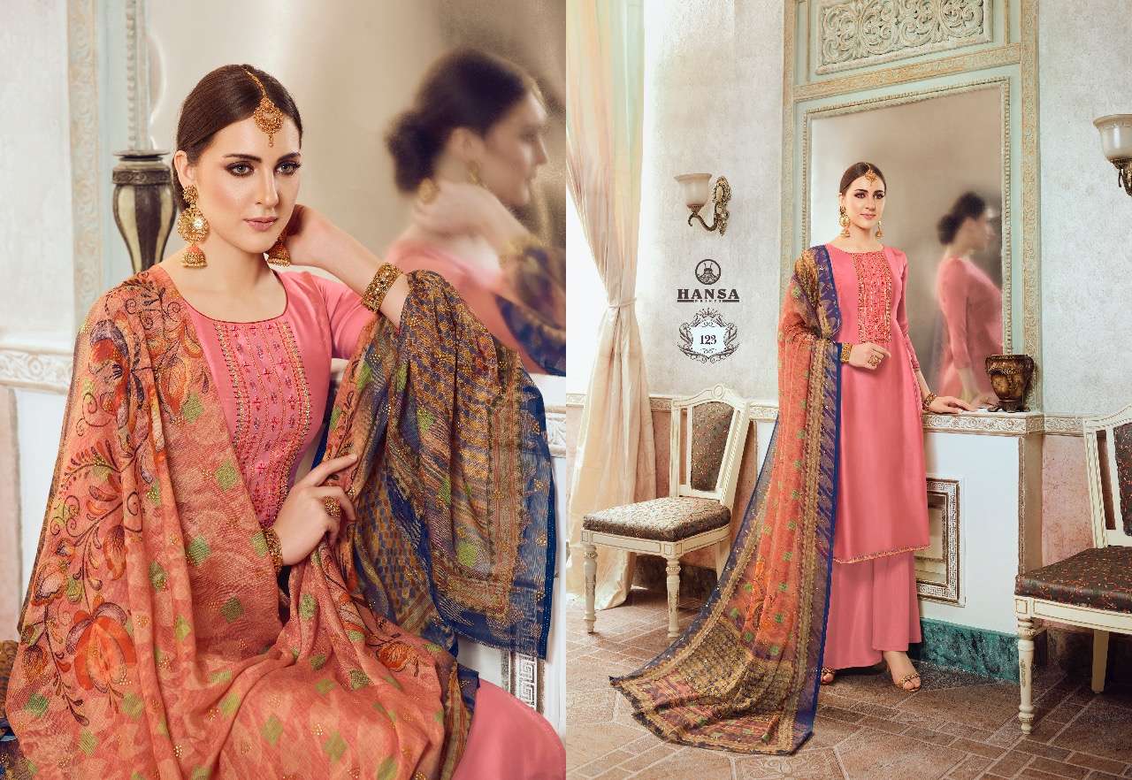 Husna Ara Hridya By Hansa Print Salwar Suits Collection In  Wholesale Price- Sai Dresses