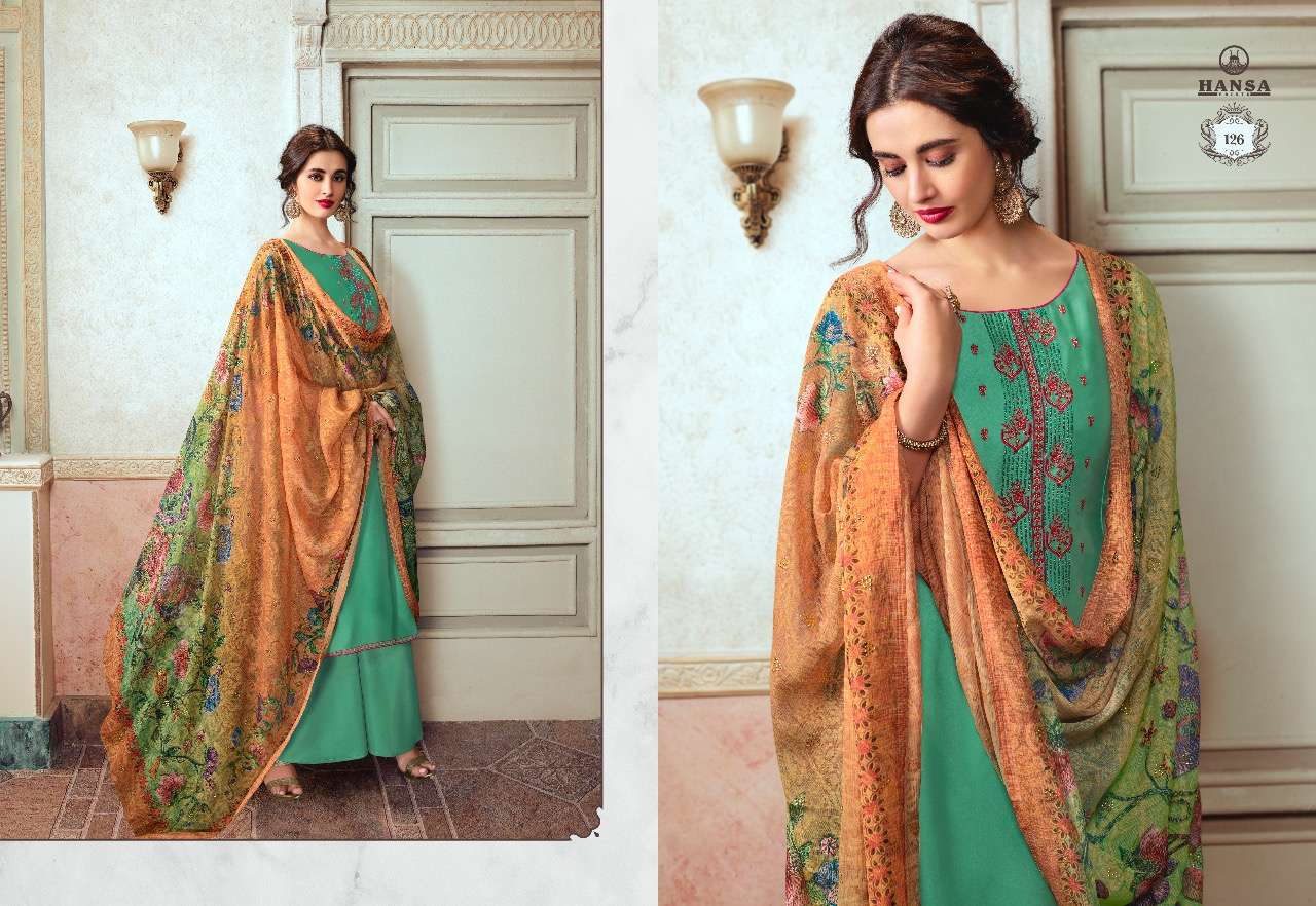 Husna Ara Hridya By Hansa Print Salwar Suits Collection In  Wholesale Price- Sai Dresses