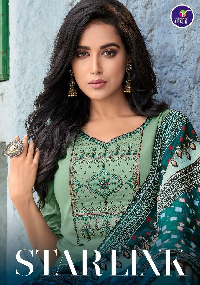 Vitara Fashion Presnets Starlink Rayon Kurti With Pant And Dupatta Wholesale Rate In Surat - Sai Dresses