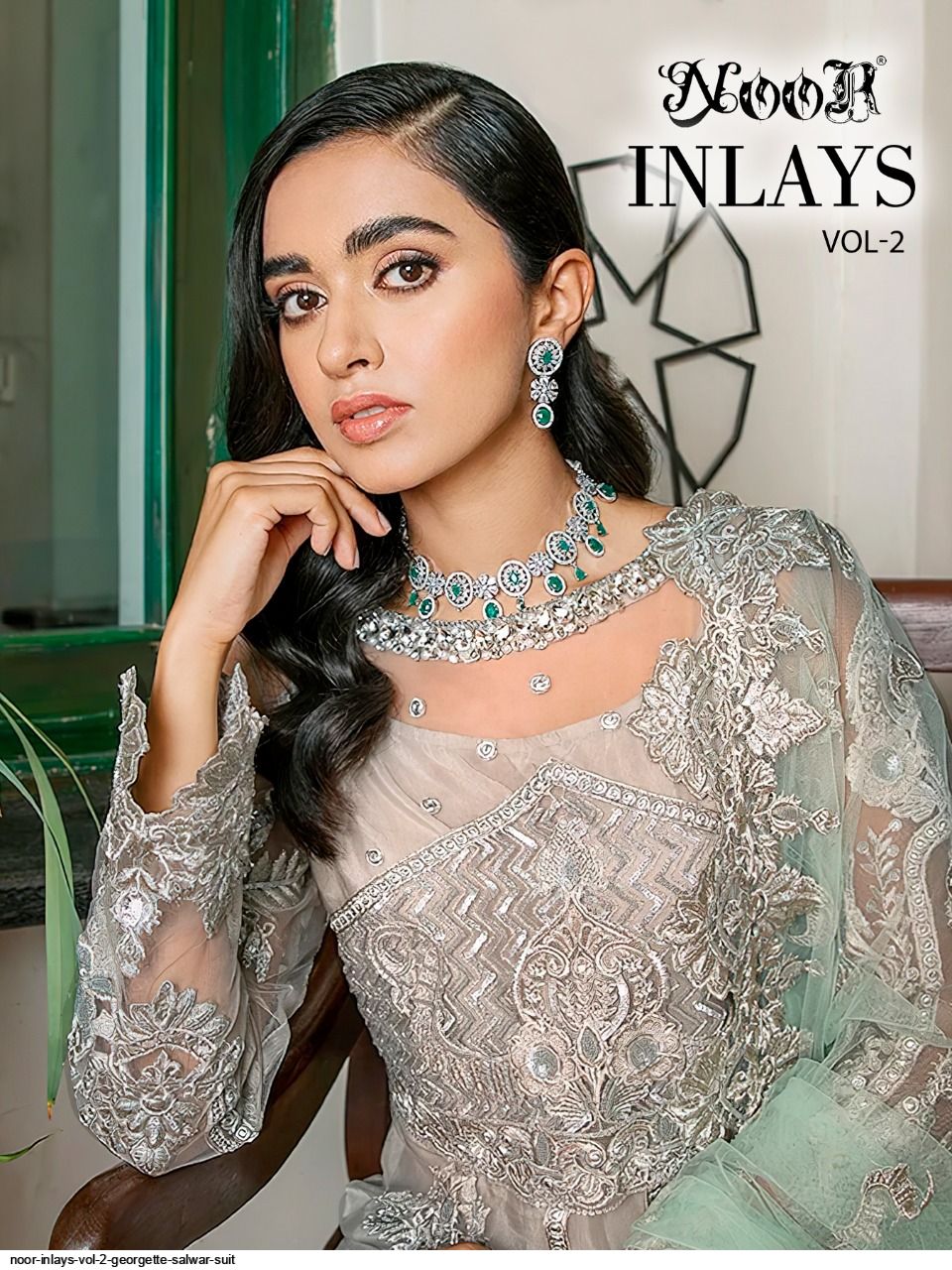 Noor Prensets Inlays Vol-2 Georgette Salwar Suit Wholesale Rate In Surat - Sai Dresses