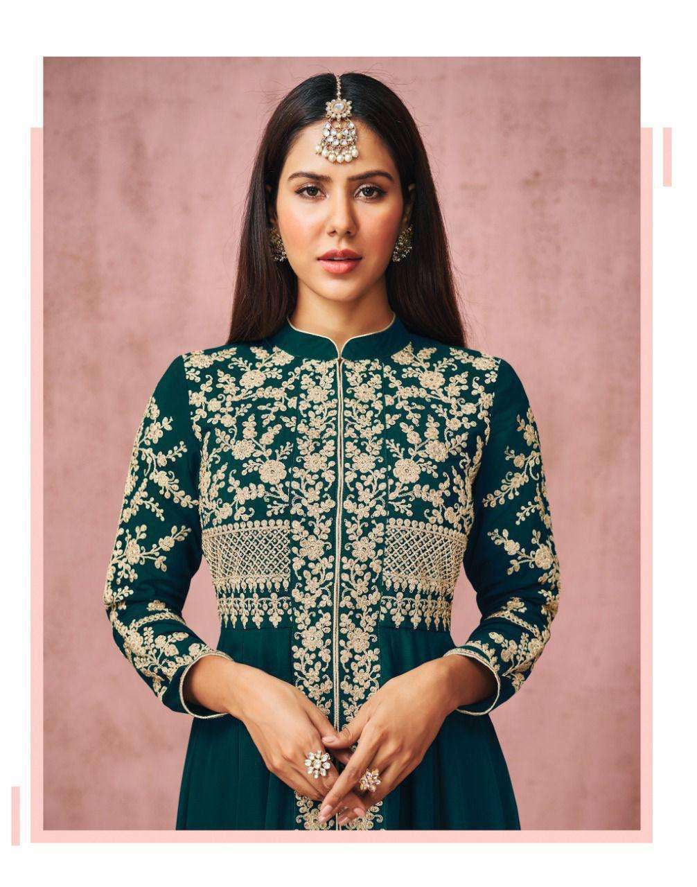 Aashirwad  Creation Prsents Sonam Georgette Designer Salwar Suit Collection Wholesale Rate In Surat - Sai Dresses