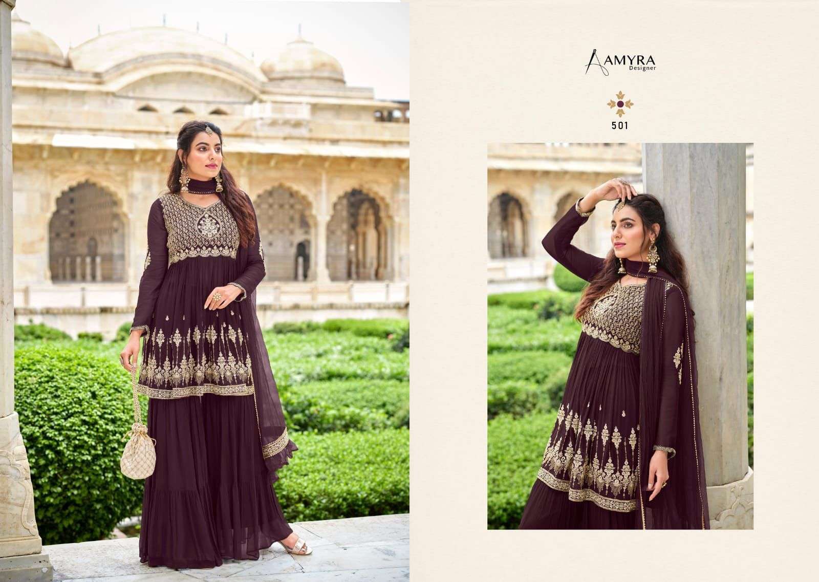 AMYRA DESIGNER PRESENTS FLORENCE WHOLESALE RATE IN SURAT- SAI DRESSES