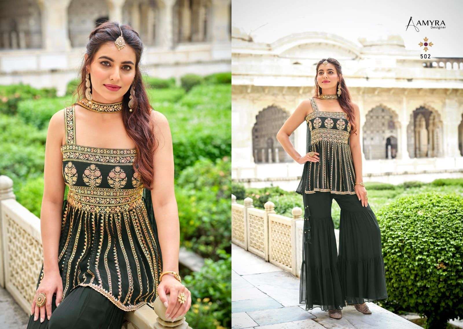 AMYRA DESIGNER PRESENTS FLORENCE WHOLESALE RATE IN SURAT- SAI DRESSES