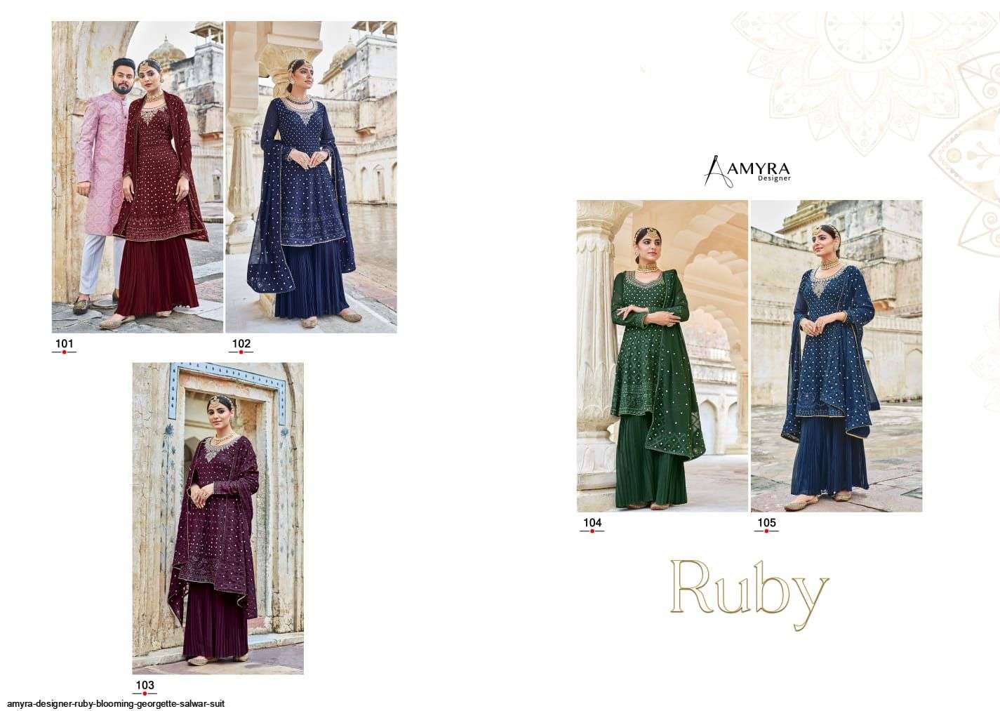AMYRA DESIGNER PRESENTS RUBY WHOLESALE RATE IN SURAT- SAI DRESSES