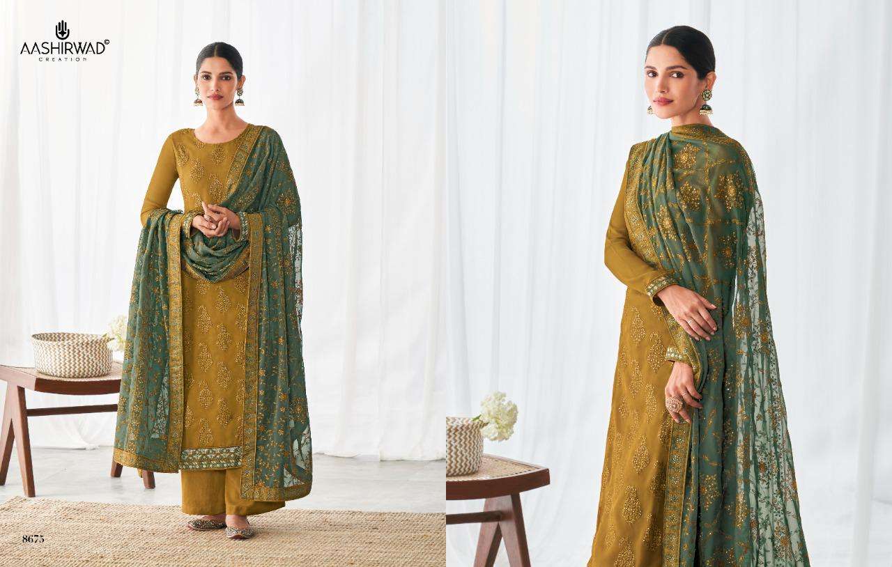 ASHIRWAD CREATION PRESENTS NEW CATALOG CHAKORI  WHOLESALE RATE IN SURAN SAI DRESSES