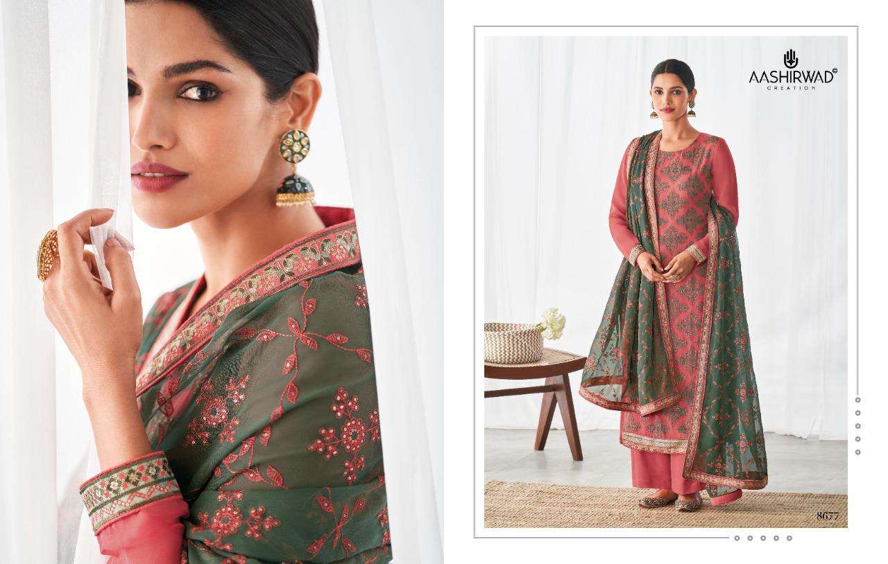 ASHIRWAD CREATION PRESENTS NEW CATALOG CHAKORI  WHOLESALE RATE IN SURAN SAI DRESSES