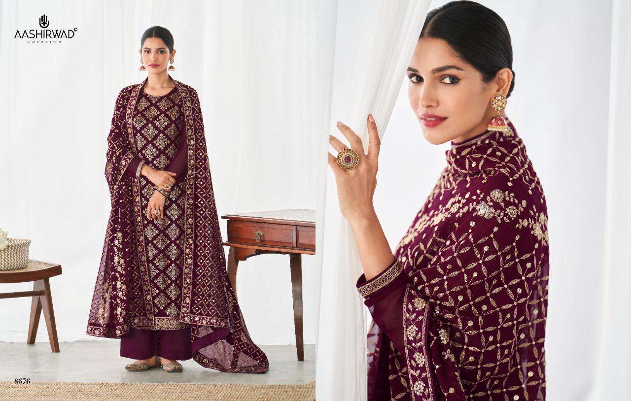 ASHIRWAD CREATION PRESENTS NEW CATALOG CHAKORI  WHOLESALE RATE IN SURAN SAI DRESSES