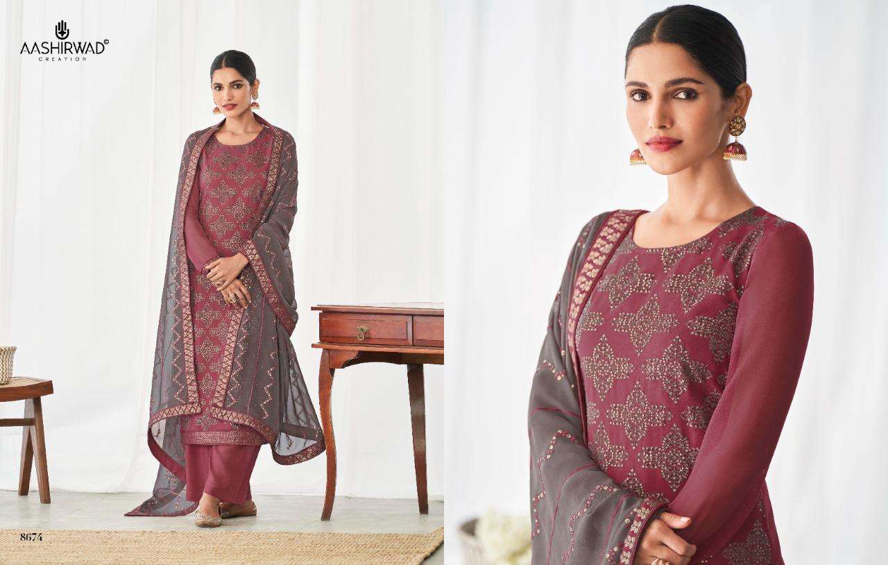 ASHIRWAD CREATION PRESENTS NEW CATALOG CHAKORI  WHOLESALE RATE IN SURAN SAI DRESSES