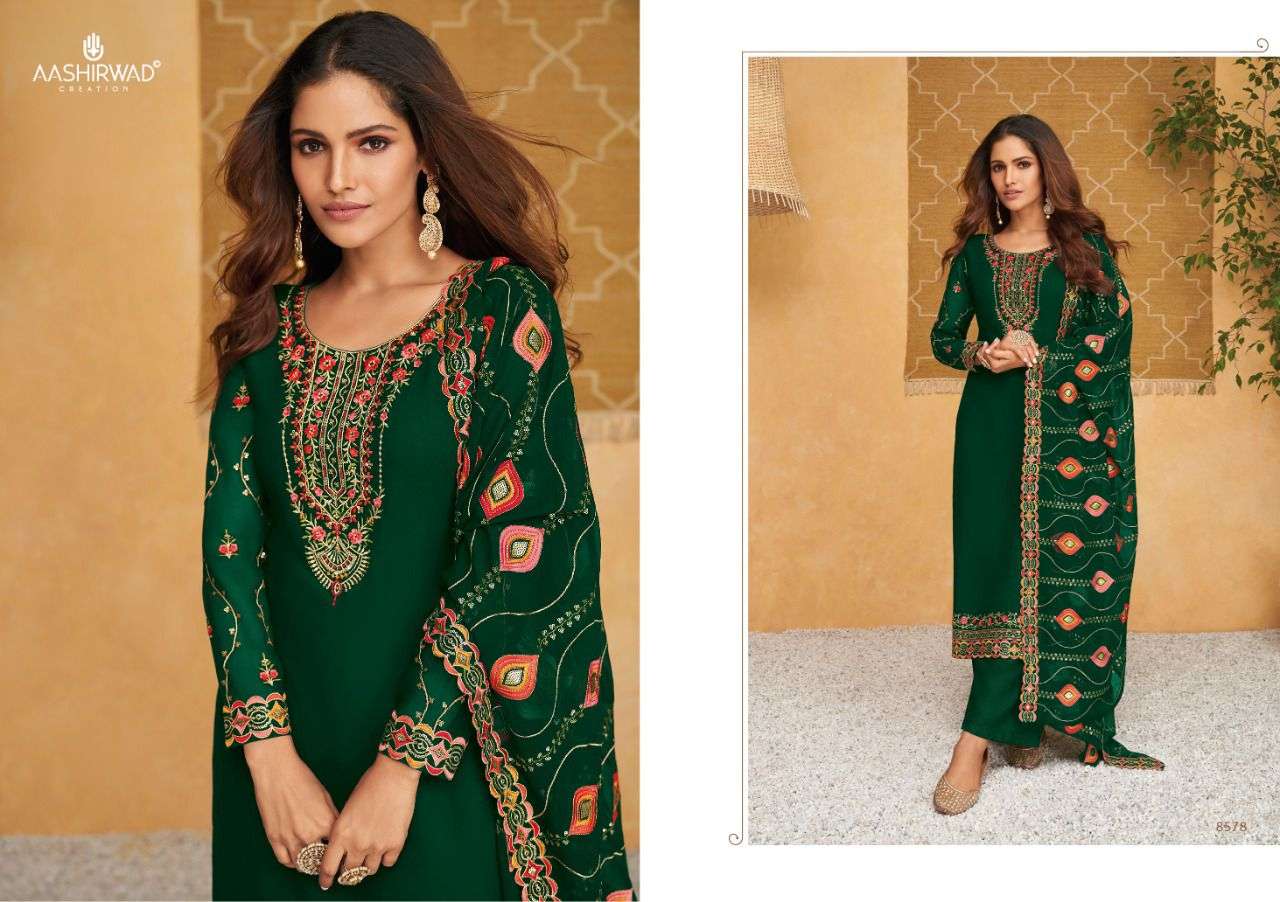 ASHIRWAD CREATION PRESENTS NEW CATALOG SIMRAN WHOLESALE RATE IN SURAN SAI DRESSES