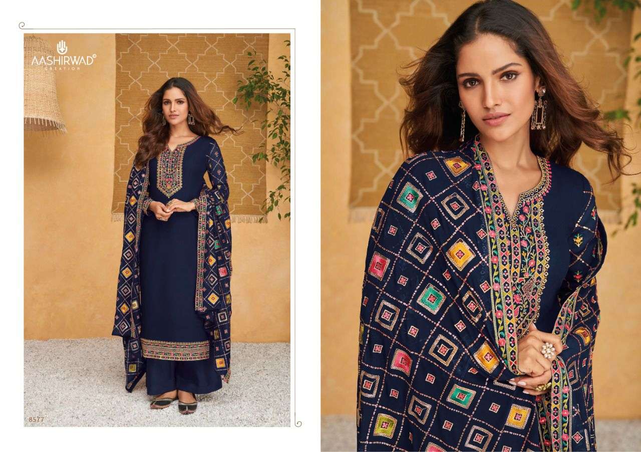 ASHIRWAD CREATION PRESENTS NEW CATALOG SIMRAN WHOLESALE RATE IN SURAN SAI DRESSES