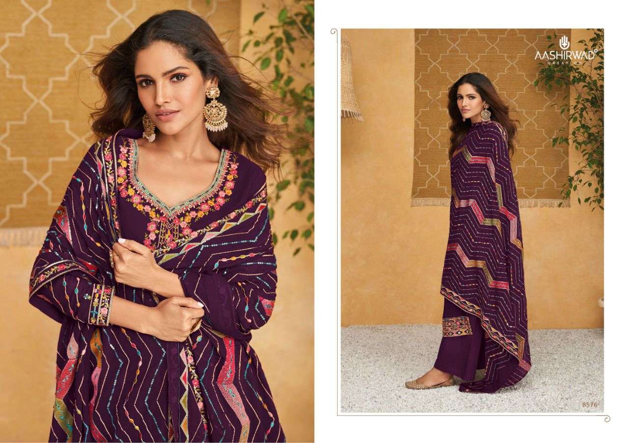 ASHIRWAD CREATION PRESENTS NEW CATALOG SIMRAN WHOLESALE RATE IN SURAN SAI DRESSES