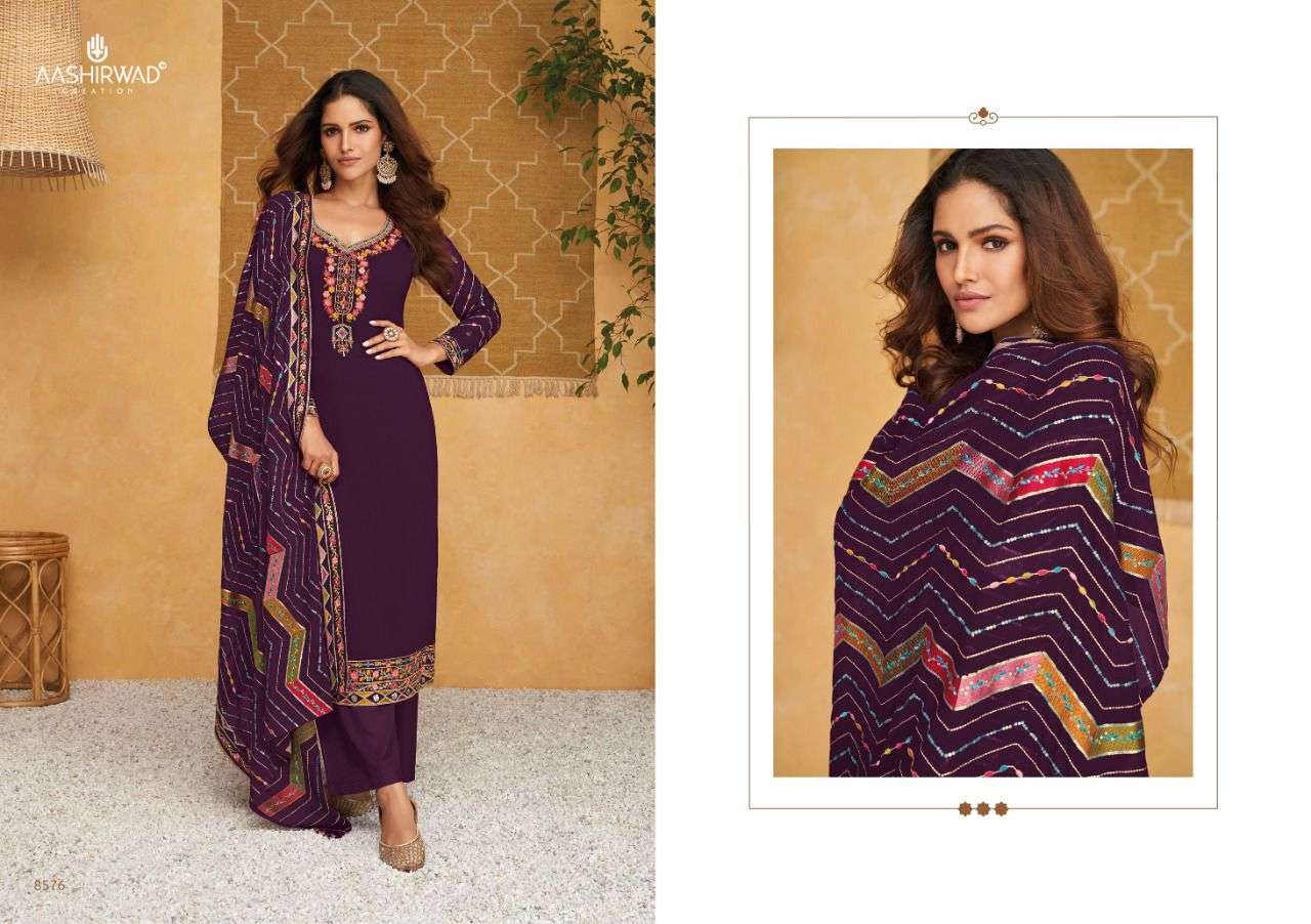 ASHIRWAD CREATION PRESENTS NEW CATALOG SIMRAN WHOLESALE RATE IN SURAN SAI DRESSES