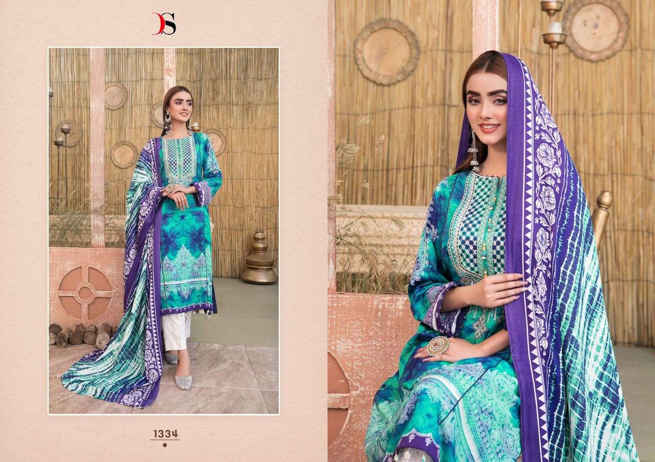DEEPSY SUITS PRESENTS LATEST PAKISTANI CONCEPT CATALOG AASHNA LAWN-22 WHOLESALE RATE IN SURAT- SAI DRESSES