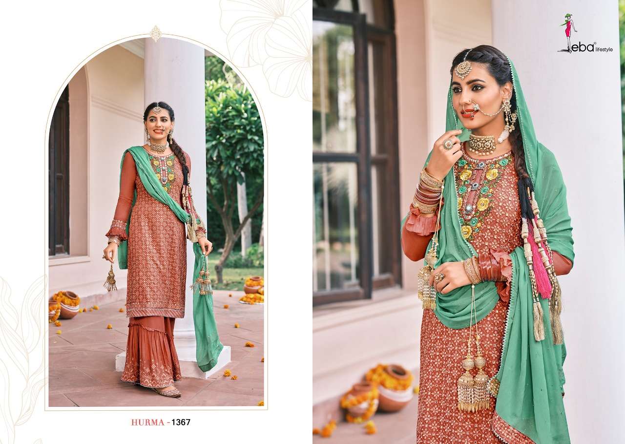 EBA LIFESTYLE PRESENTS HURMA-37 WHOLESALE RATE IN SURAT- SAI DRESSES
