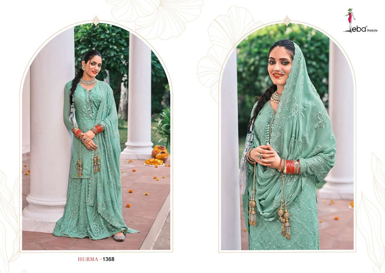 EBA LIFESTYLE PRESENTS HURMA-37 WHOLESALE RATE IN SURAT- SAI DRESSES