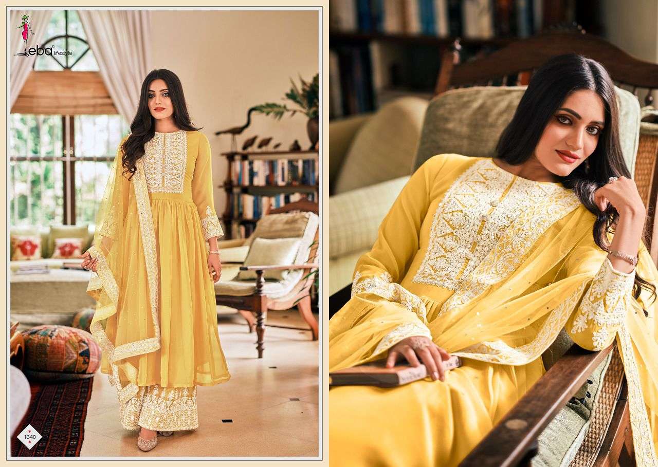 EBA LIFESTYLE PRESENTS LATEST 3 PIECES CATALOG DIL-NOOR WHOLESALE RATE IN SURAT- SAI DRESSES