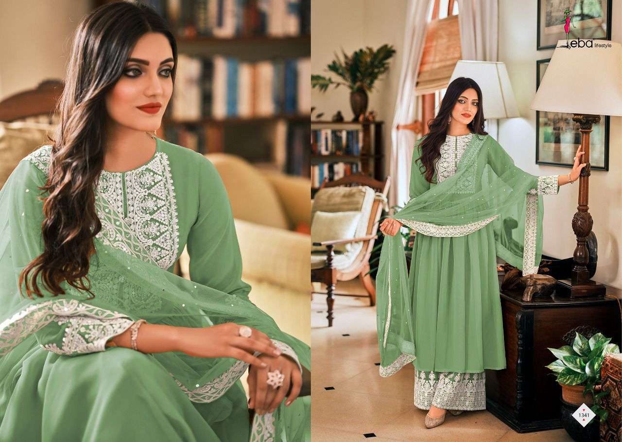 EBA LIFESTYLE PRESENTS LATEST 3 PIECES CATALOG DIL-NOOR WHOLESALE RATE IN SURAT- SAI DRESSES