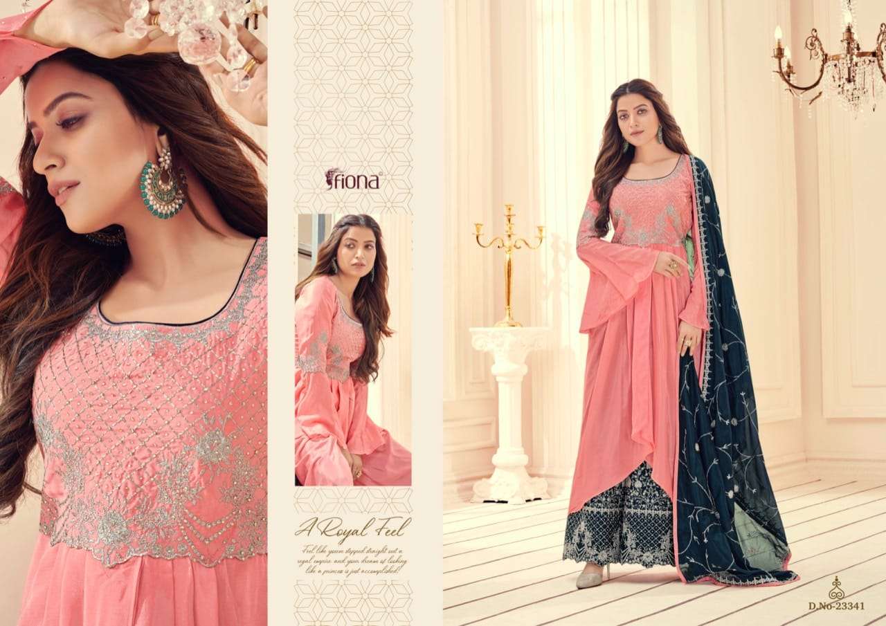 FIONA PRESENTS DS. NO. 23341 TO DS. NO. 23344 WHOLESALE RATE IN SURAT SAI DRESSES