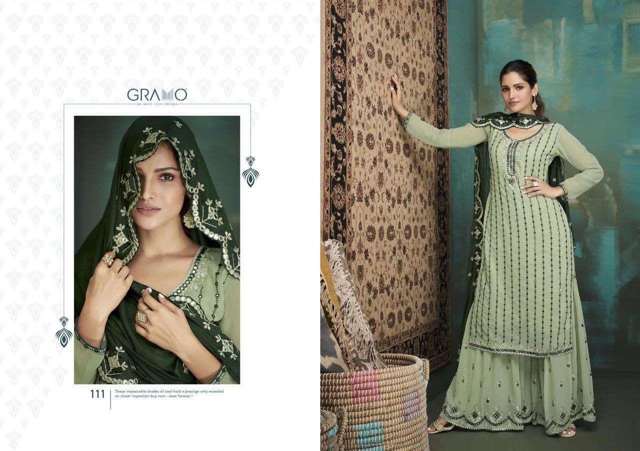 GRAMO PRESENTS BRIDE VOL-01 DS NO. 111 TO DS NO. 114 WHOLESALE RATE IN SURAT - SAI DRESSES 