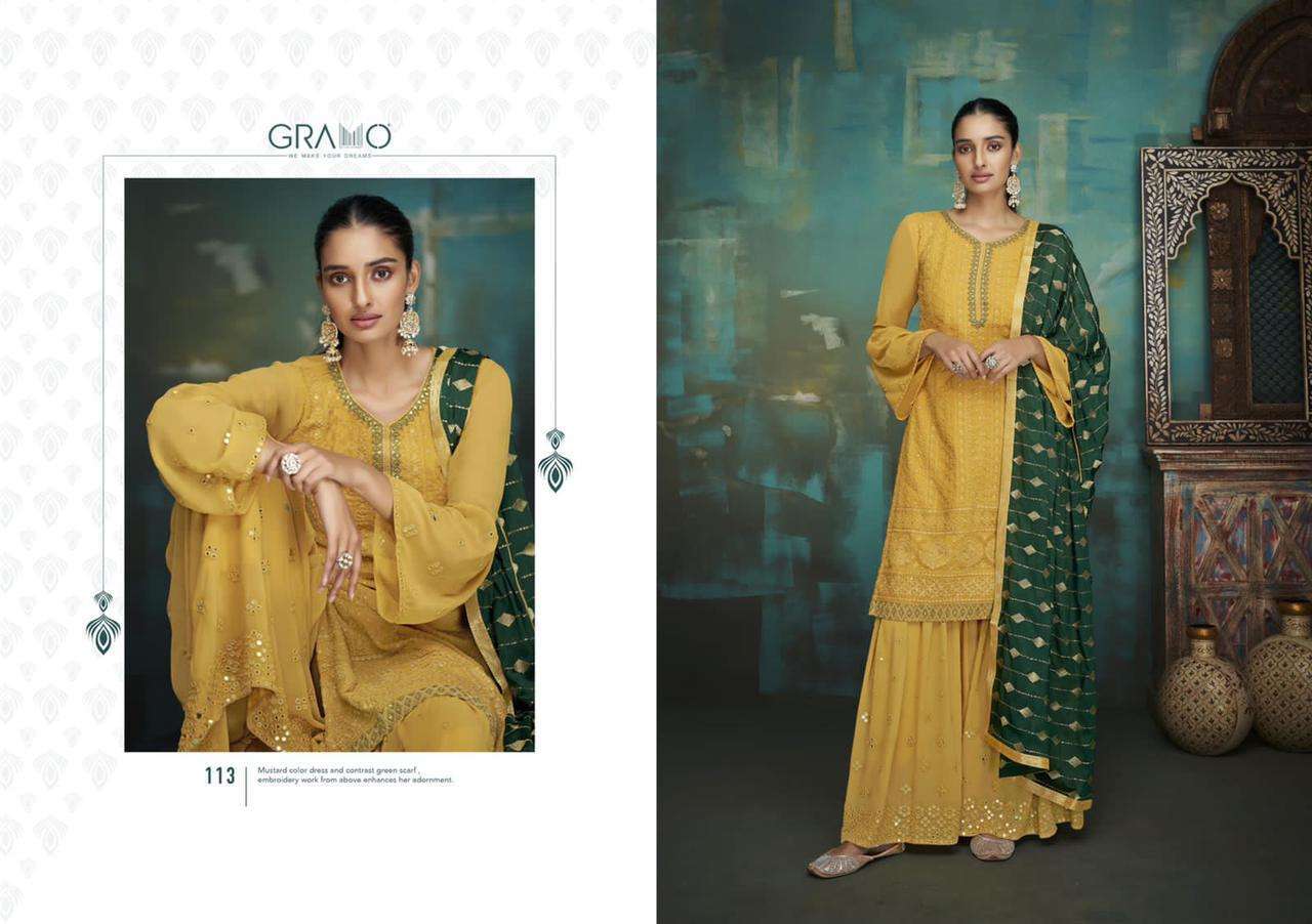 GRAMO PRESENTS BRIDE VOL-01 DS NO. 111 TO DS NO. 114 WHOLESALE RATE IN SURAT - SAI DRESSES 