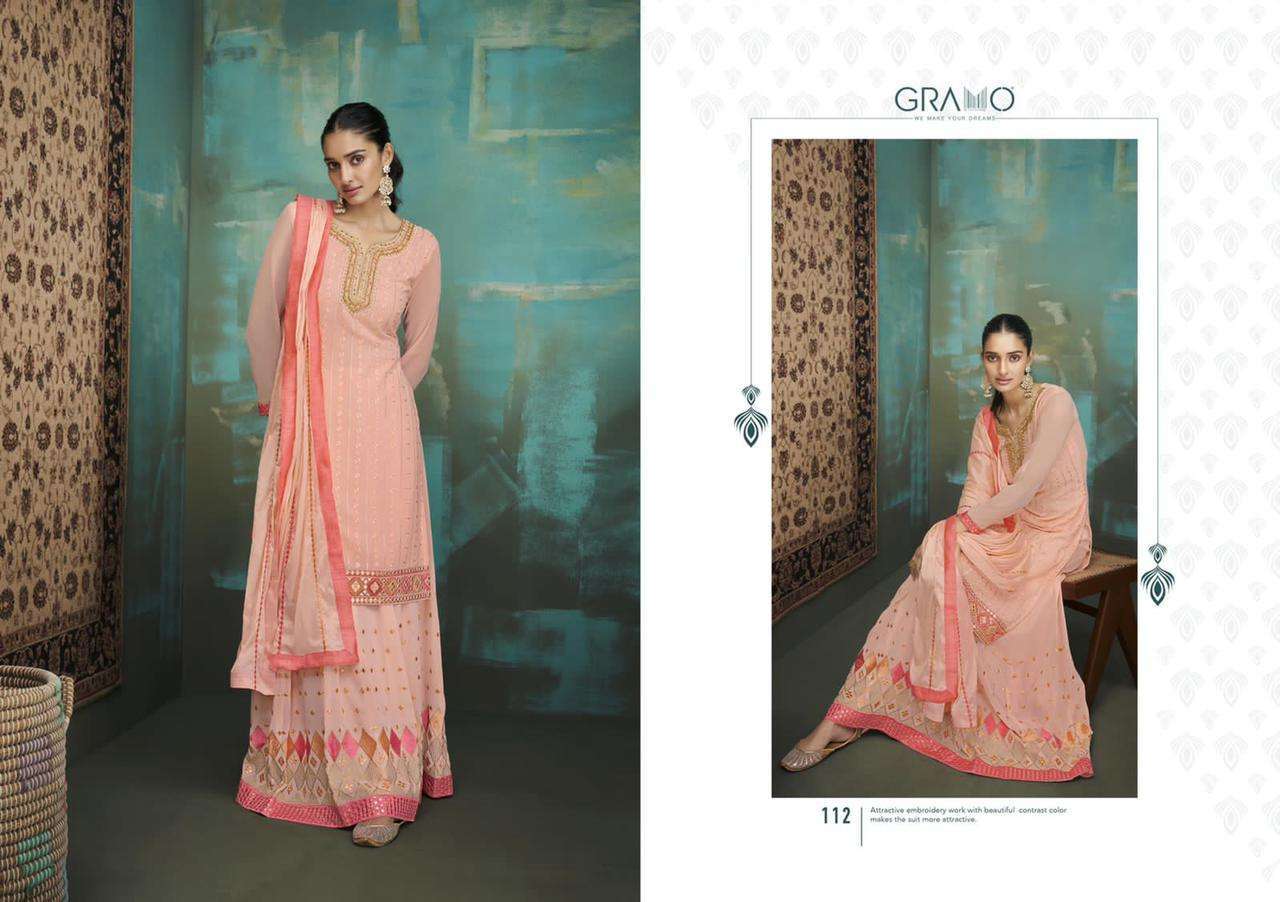 GRAMO PRESENTS BRIDE VOL-01 DS NO. 111 TO DS NO. 114 WHOLESALE RATE IN SURAT - SAI DRESSES 