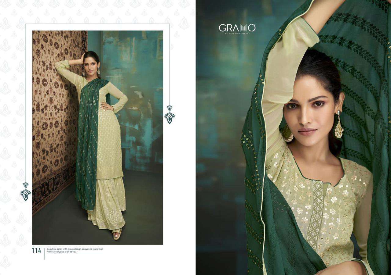 GRAMO PRESENTS BRIDE VOL-01 DS NO. 111 TO DS NO. 114 WHOLESALE RATE IN SURAT - SAI DRESSES 