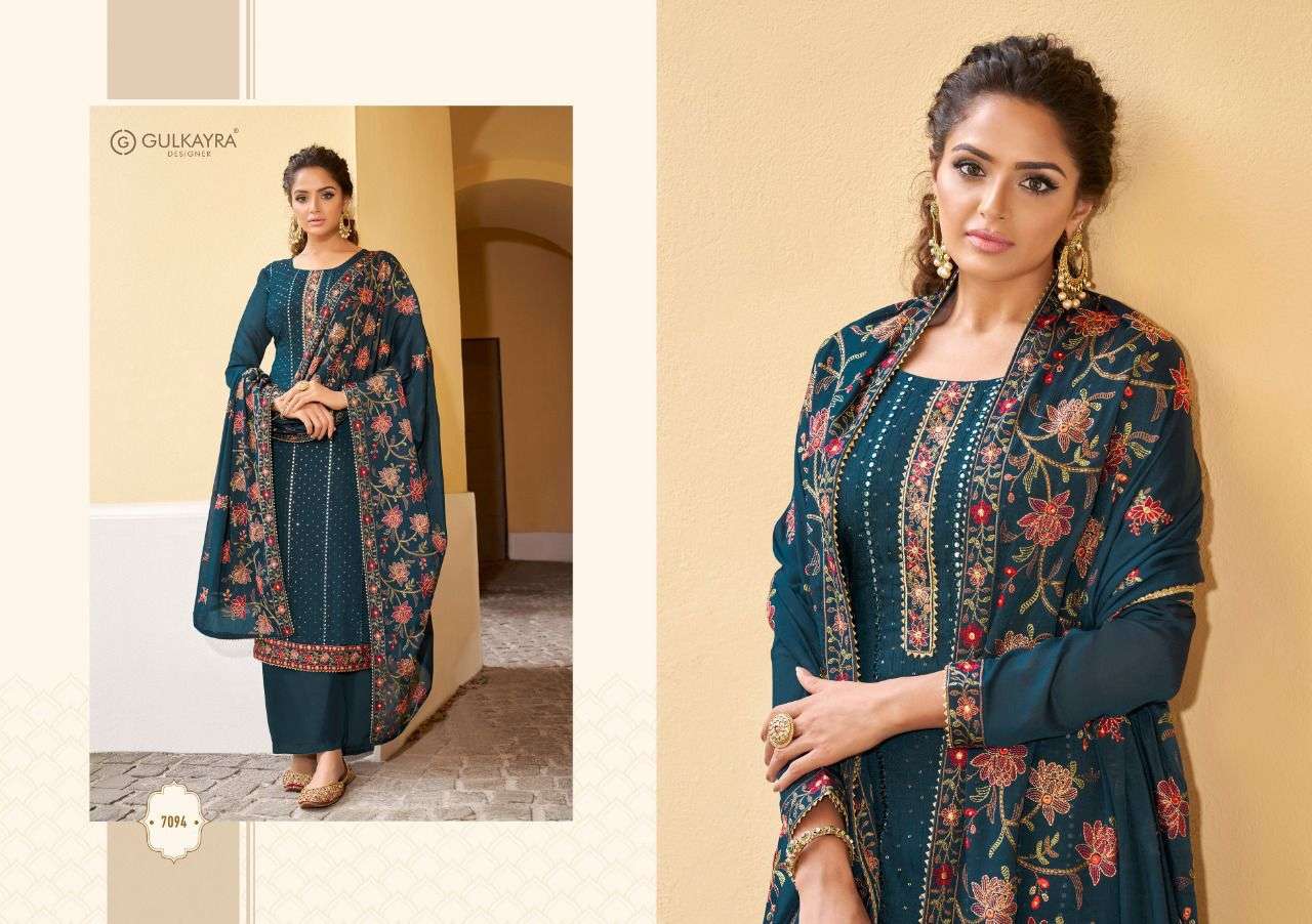 GULKAYRA DESIGNER PRESENTS NEW CATALOG BANNI-NX WHOLESALE RATE IN SURAT SAI DRESSES