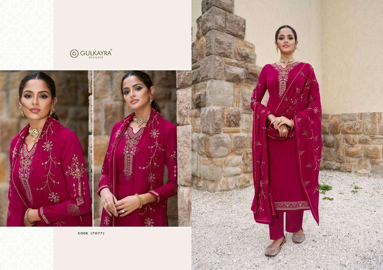 GULKAYRA DESIGNER PRESENTS NEW CATALOG CHARMI WHOLESALE RATE IN SURAT SAI DRESSES