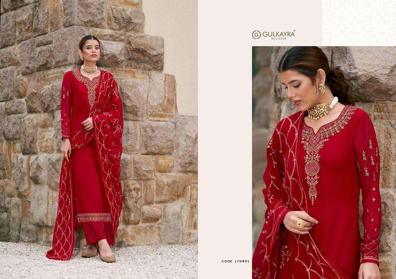 GULKAYRA DESIGNER PRESENTS NEW CATALOG CHARMI WHOLESALE RATE IN SURAT SAI DRESSES