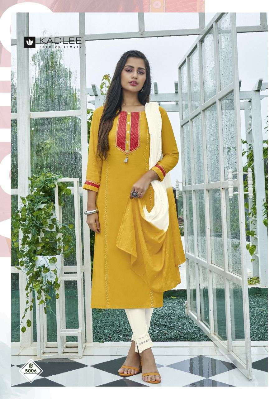 KADLEE MITTOO PRESENTS NEW CATALOG AARZOO WHOLESALE RATE IN SURAT- SAI DRESSES