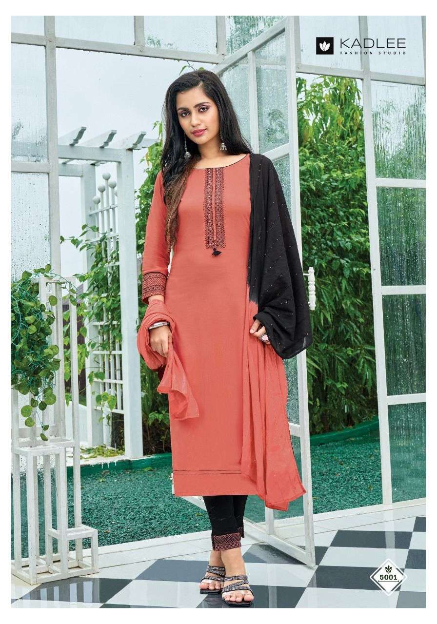 KADLEE MITTOO PRESENTS NEW CATALOG AARZOO WHOLESALE RATE IN SURAT- SAI DRESSES