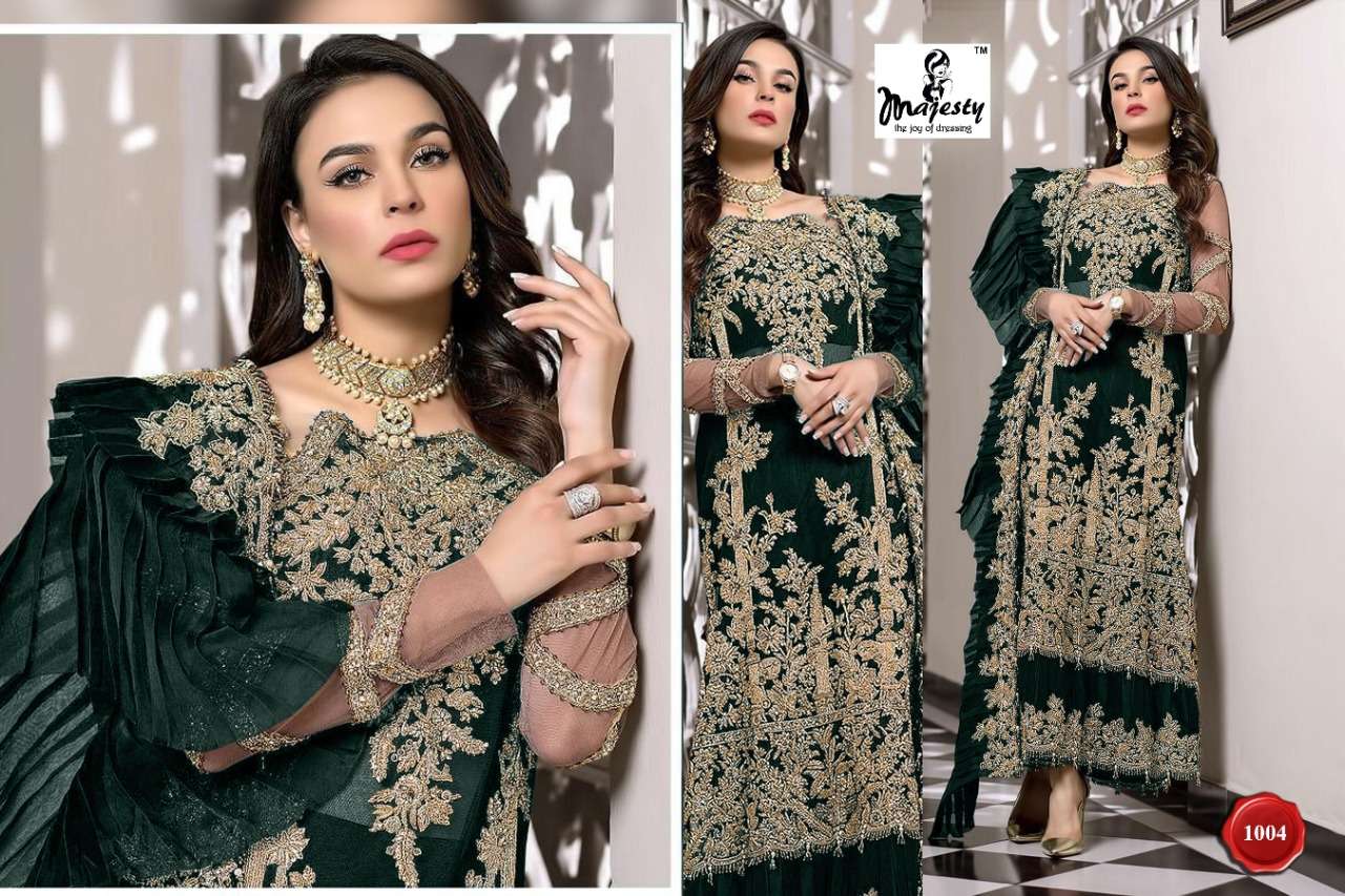 MAJESTY PRESENTS LATEST CATALOG NOORY VOL-03 WHOLESALE RATE IN SURAT- SAI DRESSES