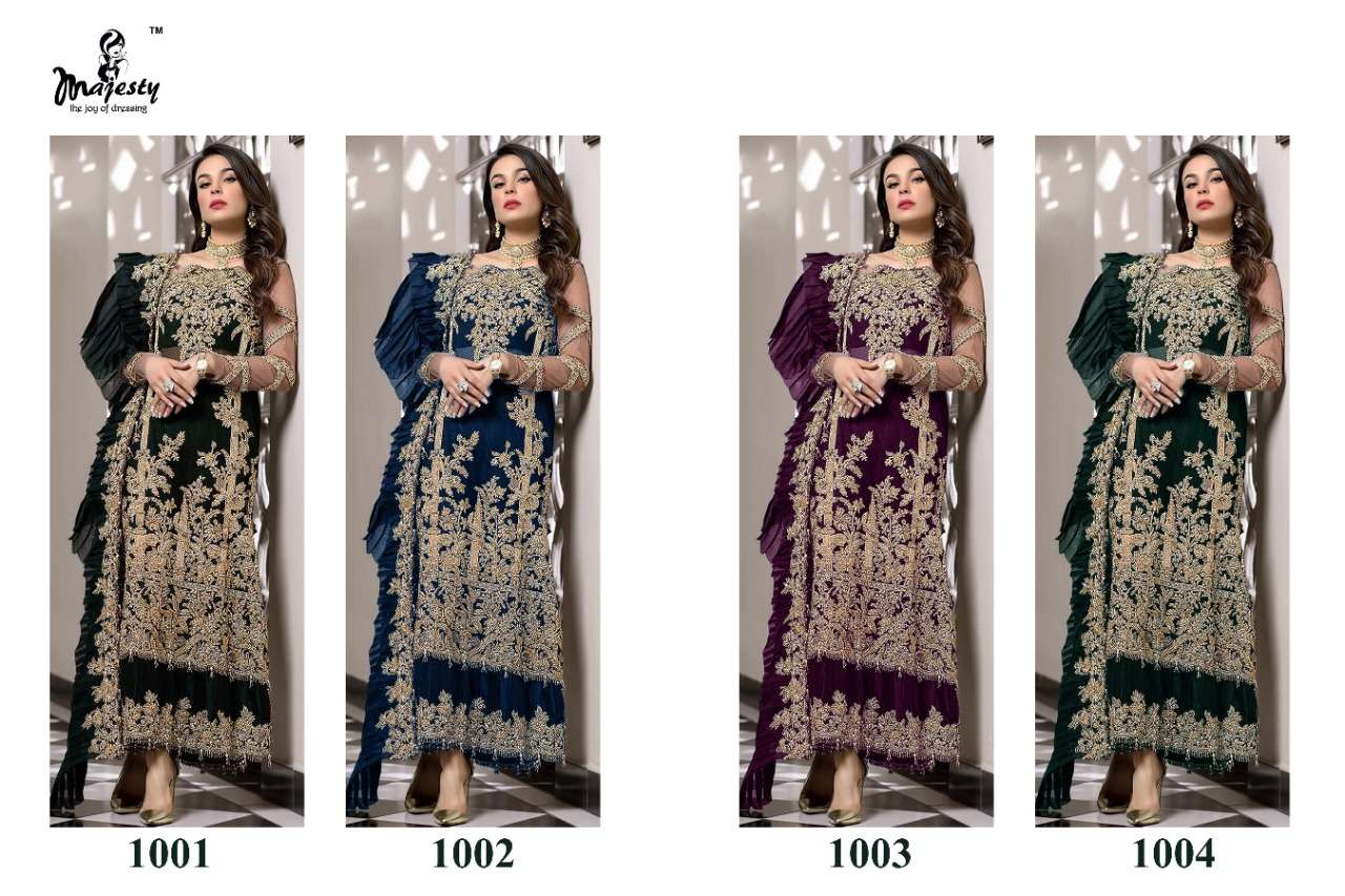 MAJESTY PRESENTS LATEST CATALOG NOORY VOL-03 WHOLESALE RATE IN SURAT- SAI DRESSES