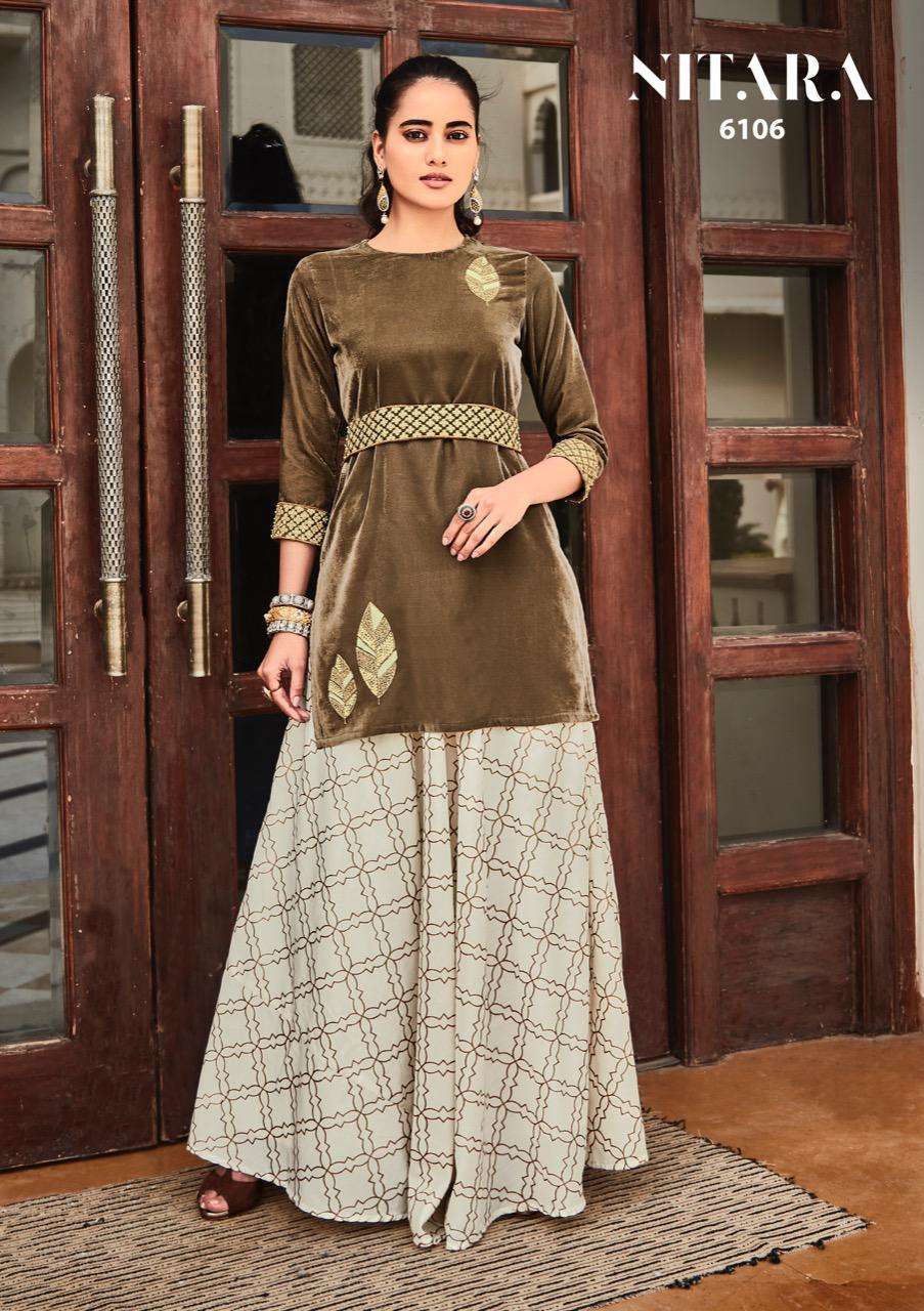Premnath Padma Vol 7 Long Kurti With Skirt Style Catalog