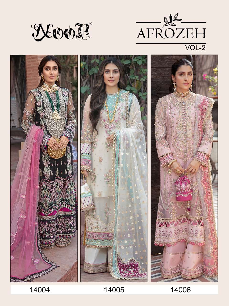 NOOR PRESENDS  NOOR AFROZEH vol-2- SAI DRESSES
