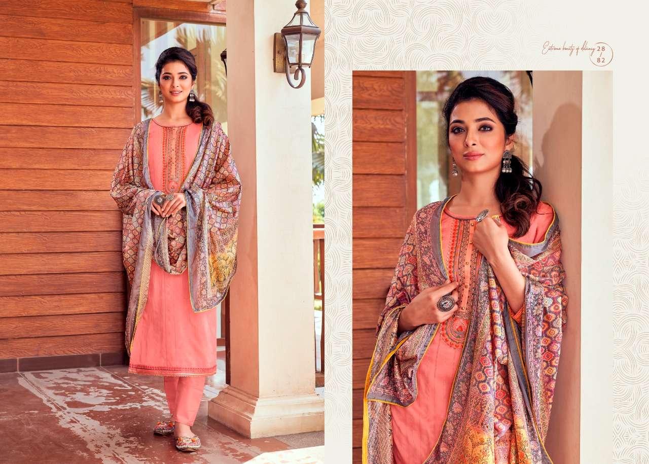 RANGOON BY KESSI FABRICS PRESENTS NEW CATALOG MUNCH WHOLESALE RATE IN SURAT- SAI DRESSES