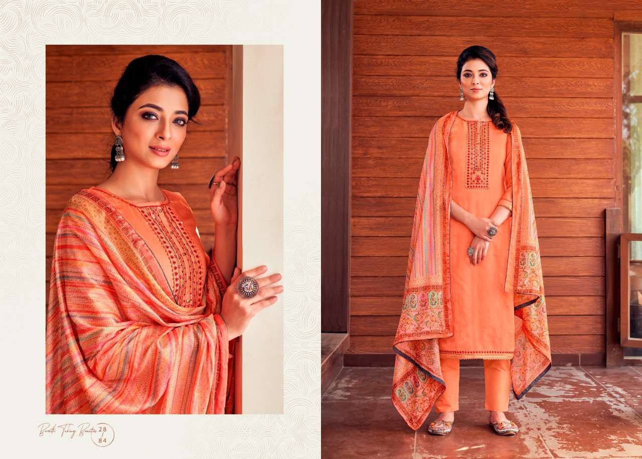 RANGOON BY KESSI FABRICS PRESENTS NEW CATALOG MUNCH WHOLESALE RATE IN SURAT- SAI DRESSES
