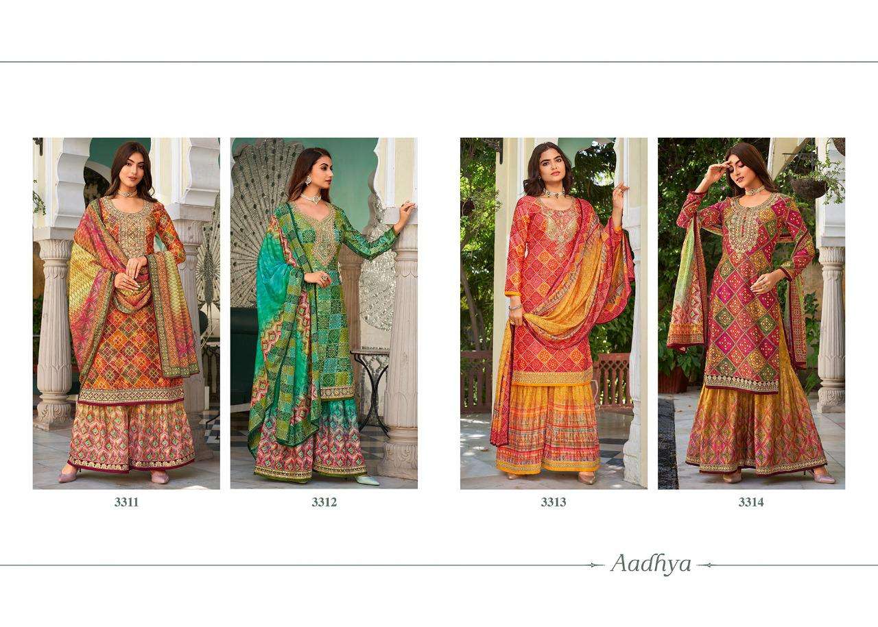 RANGOON PRESENTS LATEST CATALOG AADHYA WHOLESALE RATE IN SURAT - SAI DRESSES