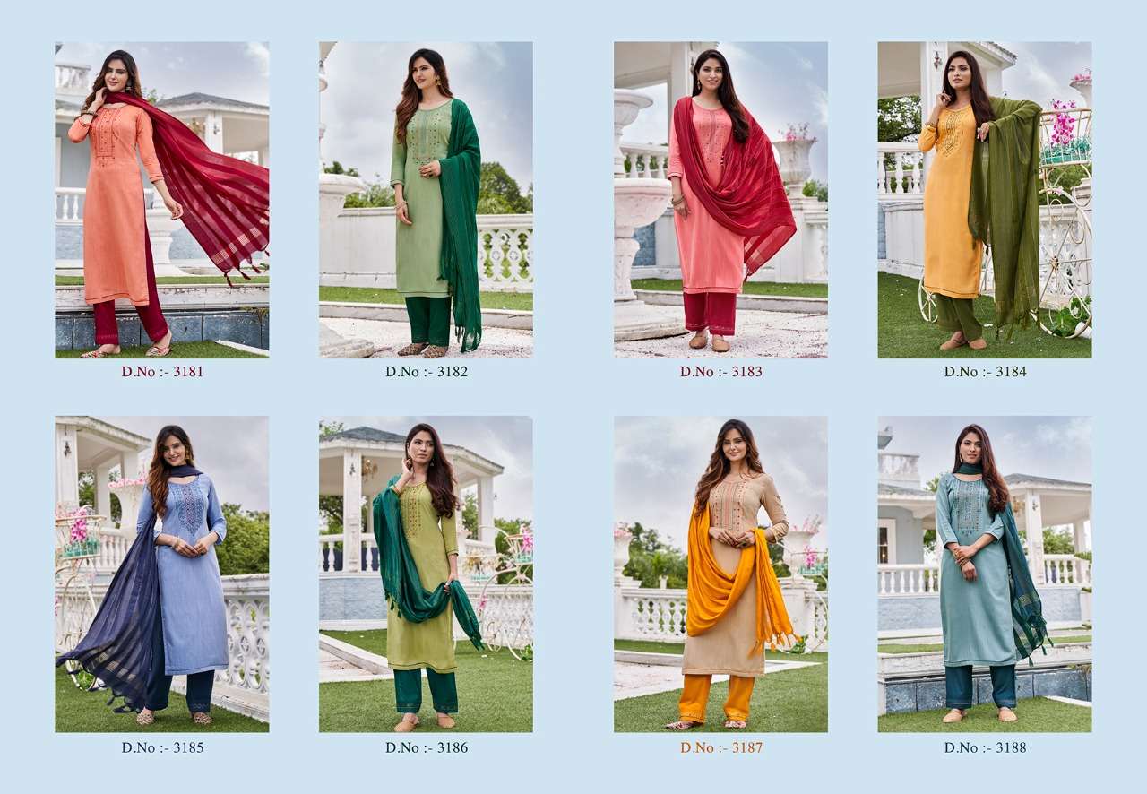 RANGOON PRESENTS LATEST CATALOG FOXTAIL WHOLESALE RATE IN SURAT - SAI DRESSES