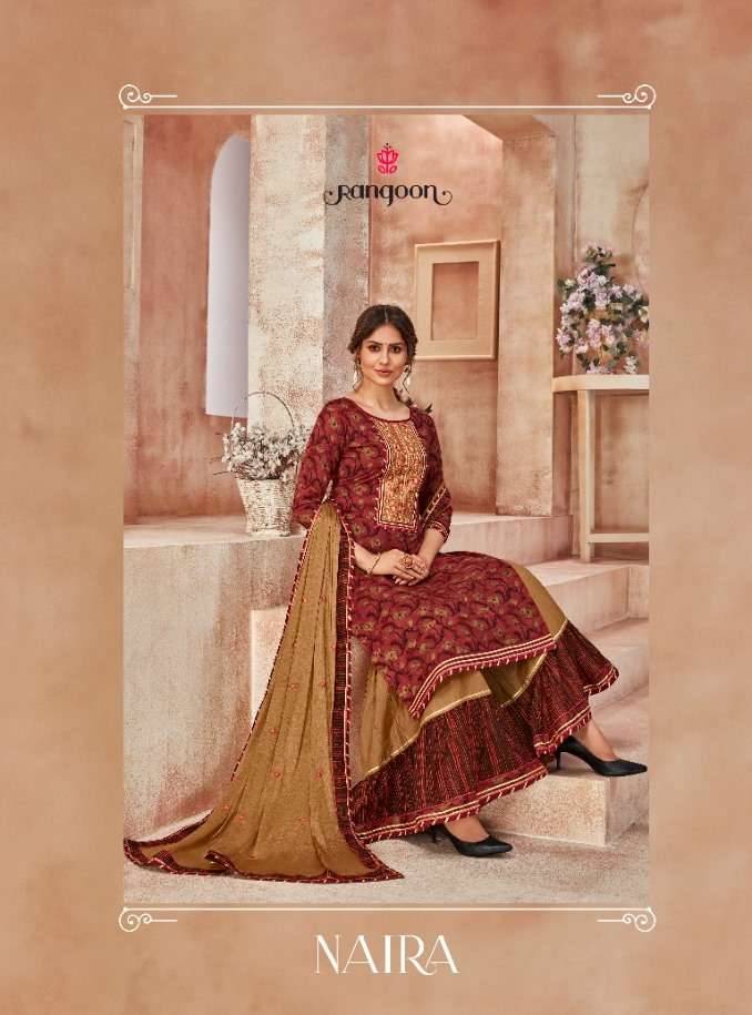 RANGOON PRESENTS LATEST CATALOG NAIRA WHOLESALE RATE IN SURAT - SAI DRESSES