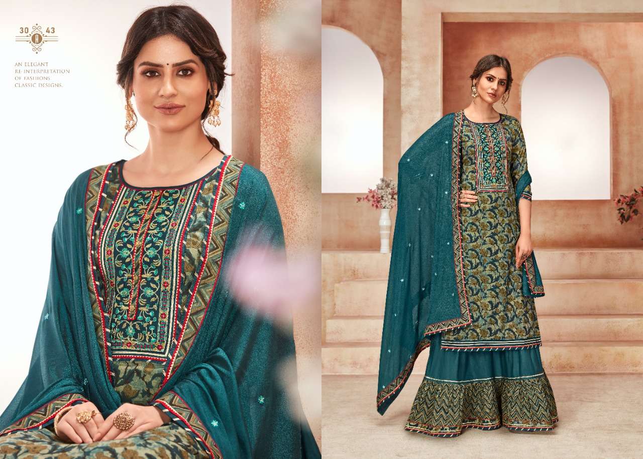 Fabric: TAFETA SHARTIN Gown, 7 Colors at Rs 599 in Surat | ID: 21280260062