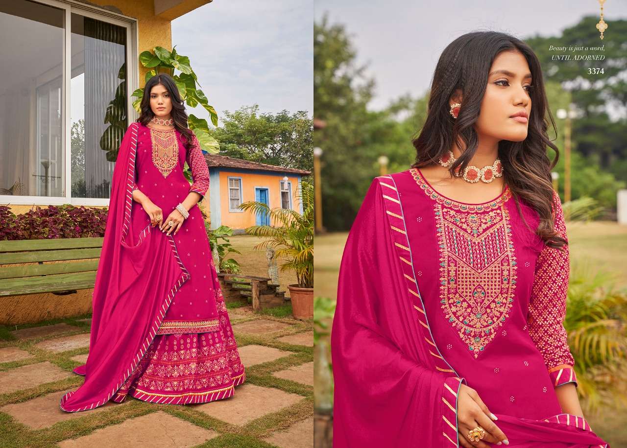 RANGOON PRESENTS LATEST CATALOG NIRJA WHOLESALE RATE IN SURAT - SAI DRESSES