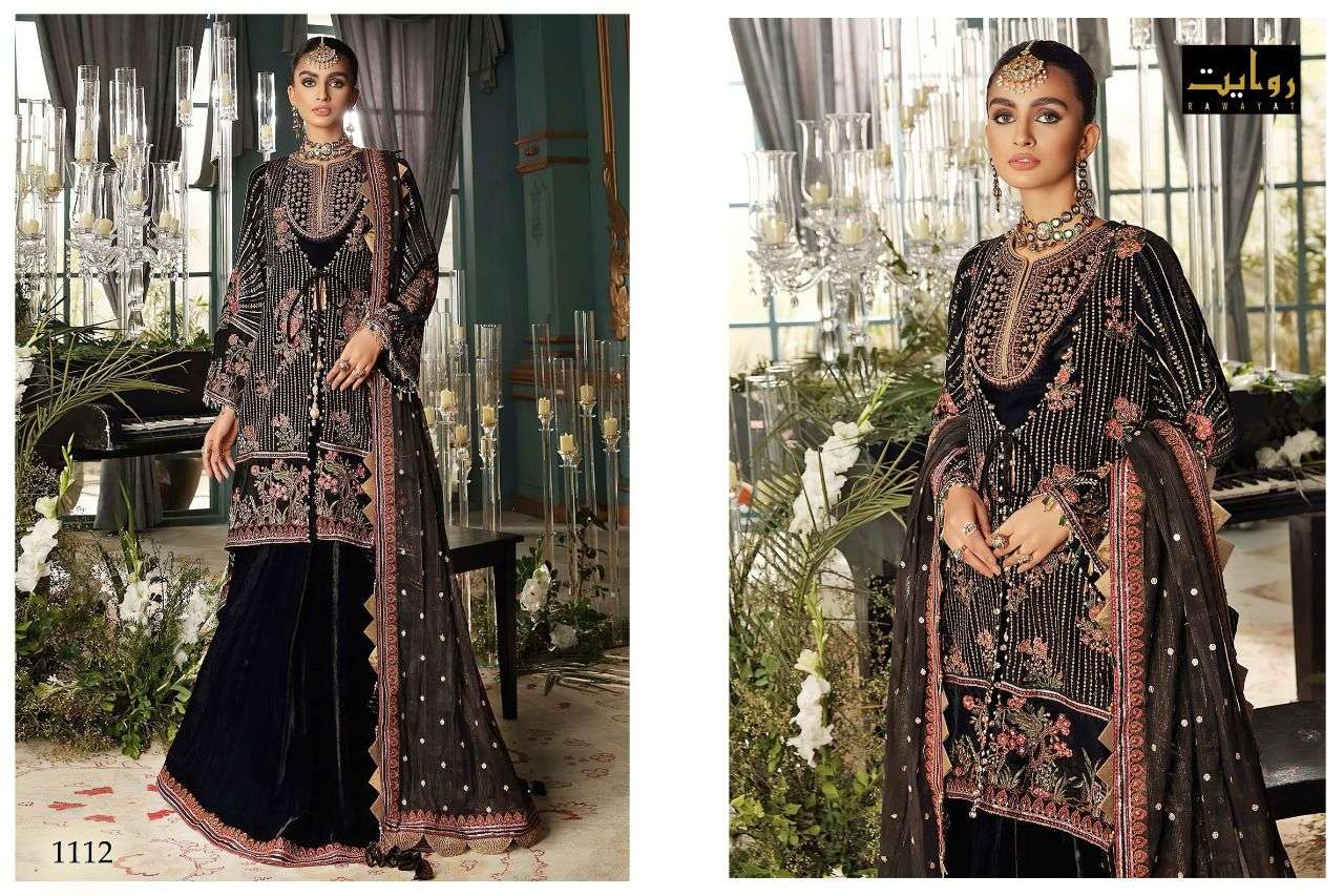 RAWAYAT PRESENTS LATEST PAKISTANI CONCEPT CATALOG ZARTASH COLLECTION 2022 WHOLESALE RATE IN SURAT- SAI DRESSES