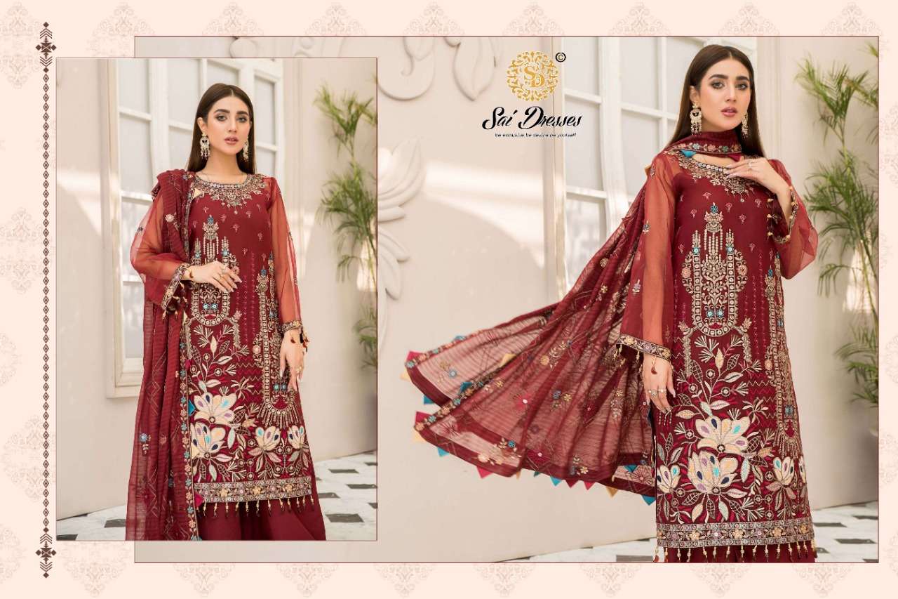 SAI DRESSES  PRESENTS MARYAM GOLD VOL-16 WHOLESALE RATE IN SURAT - SAI DRESSES