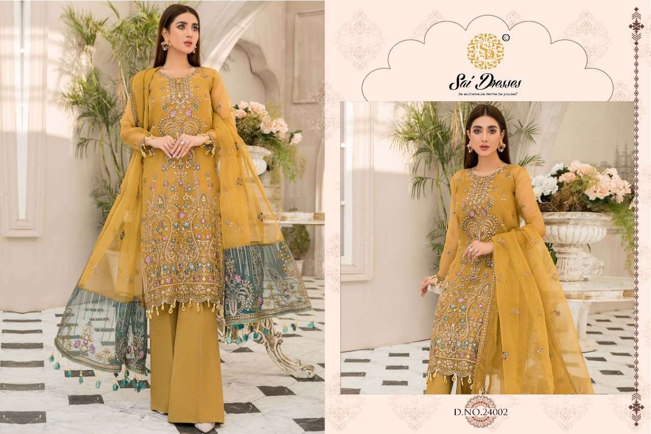 SAI DRESSES  PRESENTS MARYAM GOLD VOL-16 WHOLESALE RATE IN SURAT - SAI DRESSES