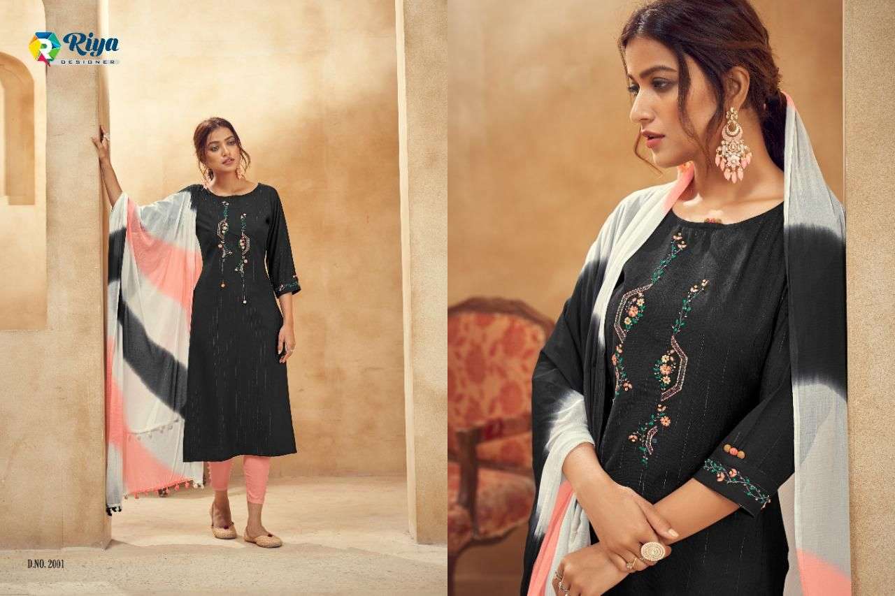 RIYA DESIGNER PRESENTS LATEST KURTI CATALOG ALICE WHOLESALE RATE IN SURAT- SAI DRESSES